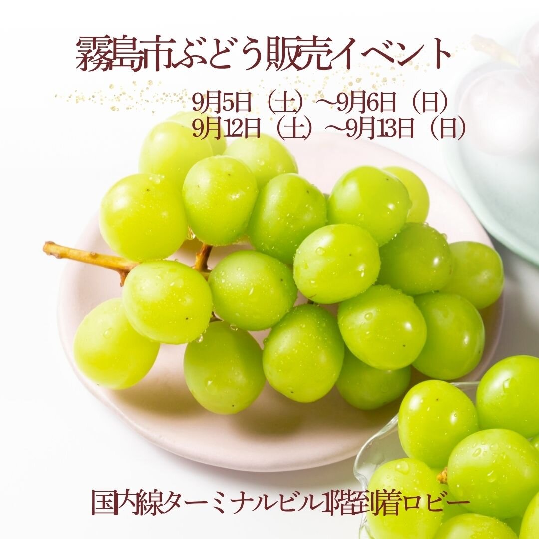 霧島市ぶどう販売イベント