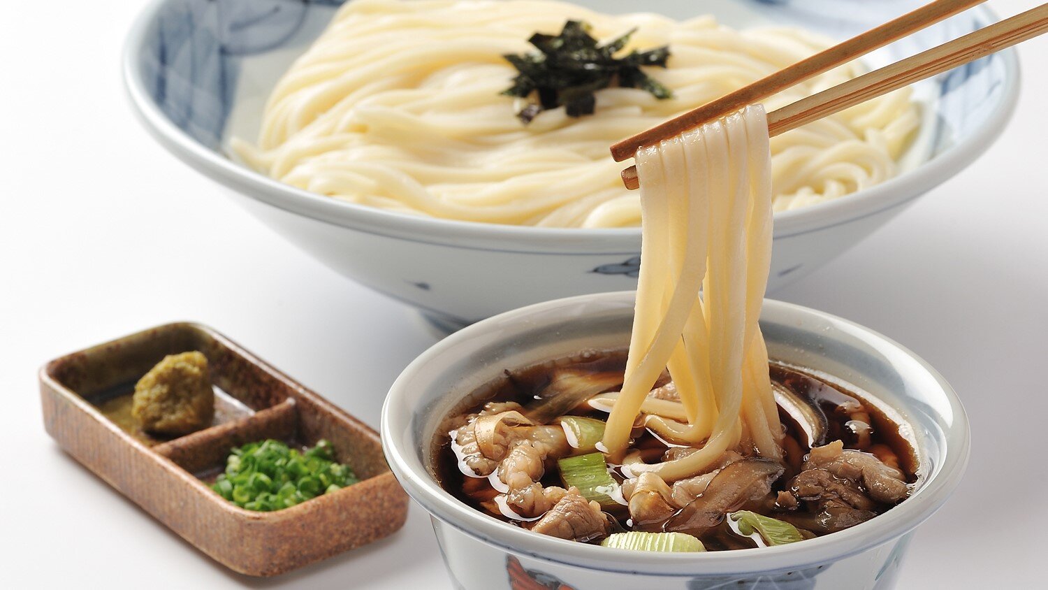 Udon or Soba Noodles with Berkshire Pork Dipping Broth