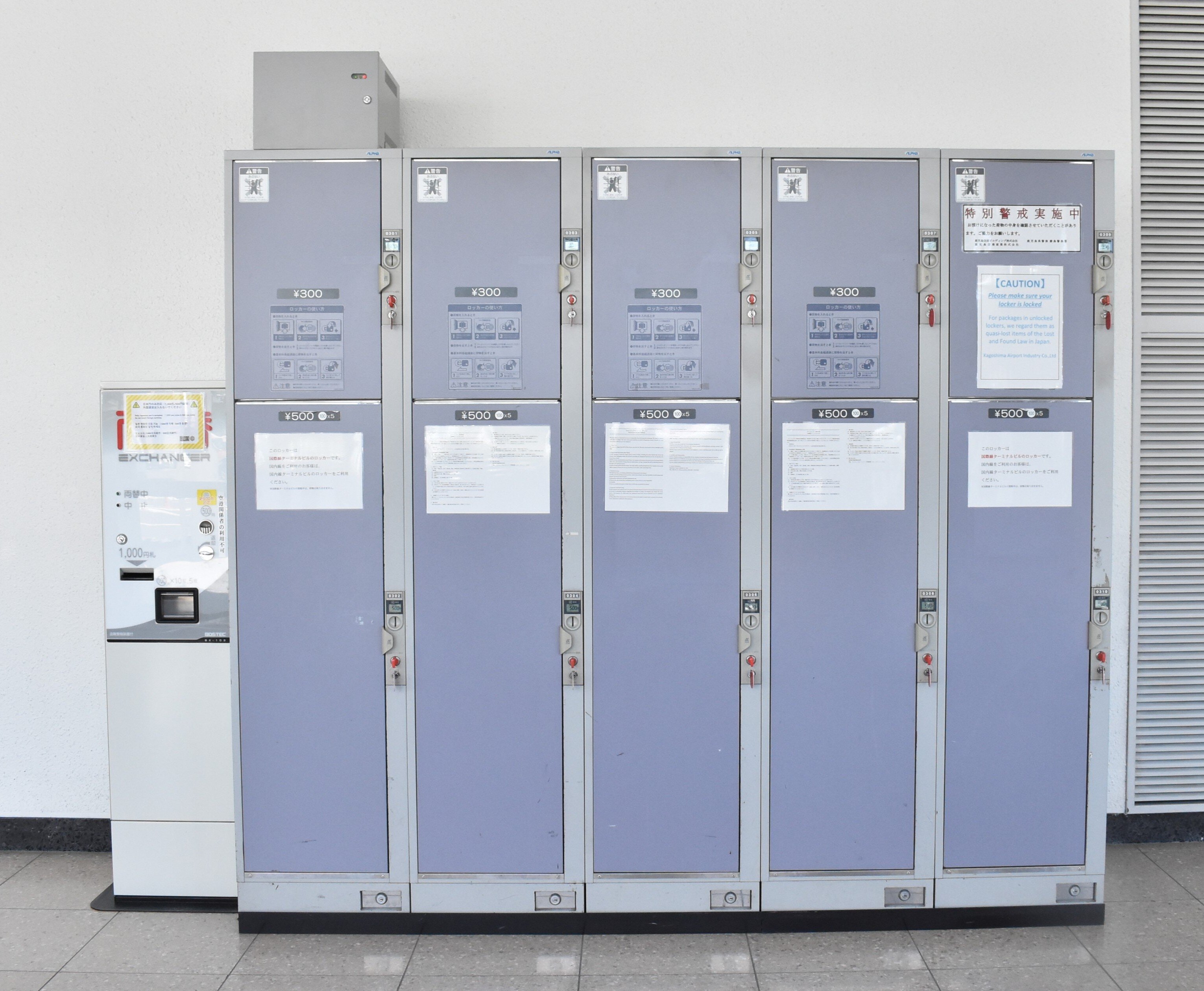 Coin-Operated Lockers
