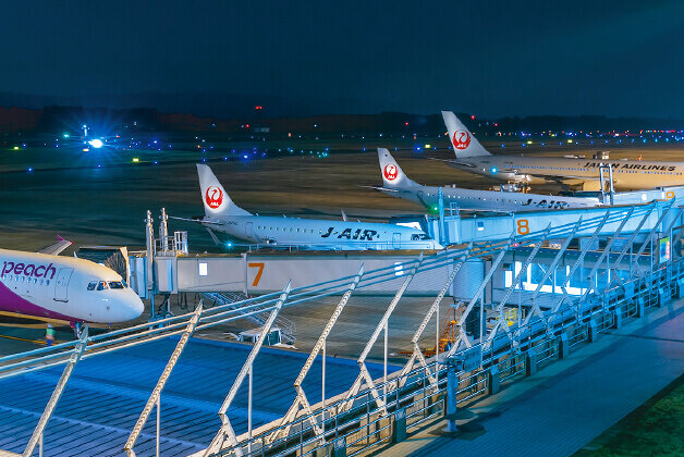 展望栈桥：夜景